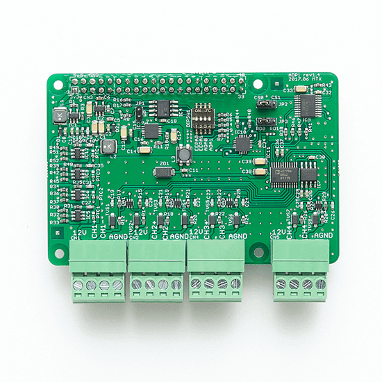 ADPi - ラズベリーパイ用高精度 A/D 変換モジュール - ラズパイアナログ計測用途