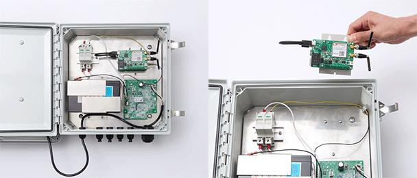 Pi-field Lite - ラズベリーパイ屋外稼働キット - ラズパイ4G通信電源不要 - 図面