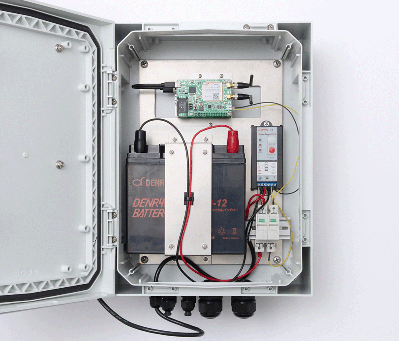 Pi-field - ラズベリーパイ屋外稼働キット - ラズパイ4G通信電源不要