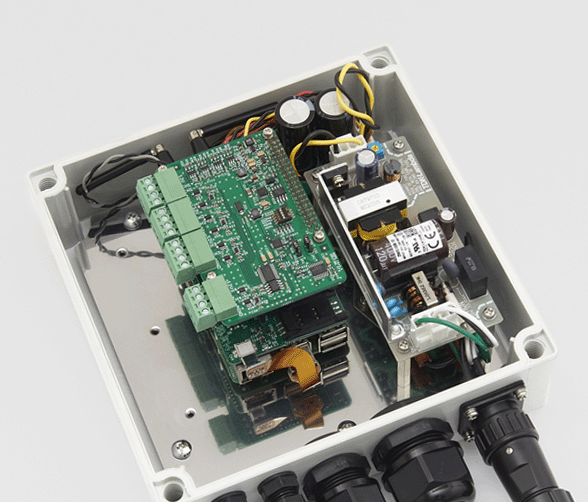 Pi-protect - ラズベリーパイ防塵防水IoTゲートウェイ - ラズパイ4G通信防塵防水 - 弊社 ADPi Pro 追加した場合