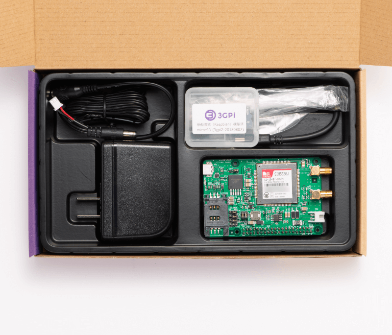3GPi - ラズベリーパイ用3G通信モジュール